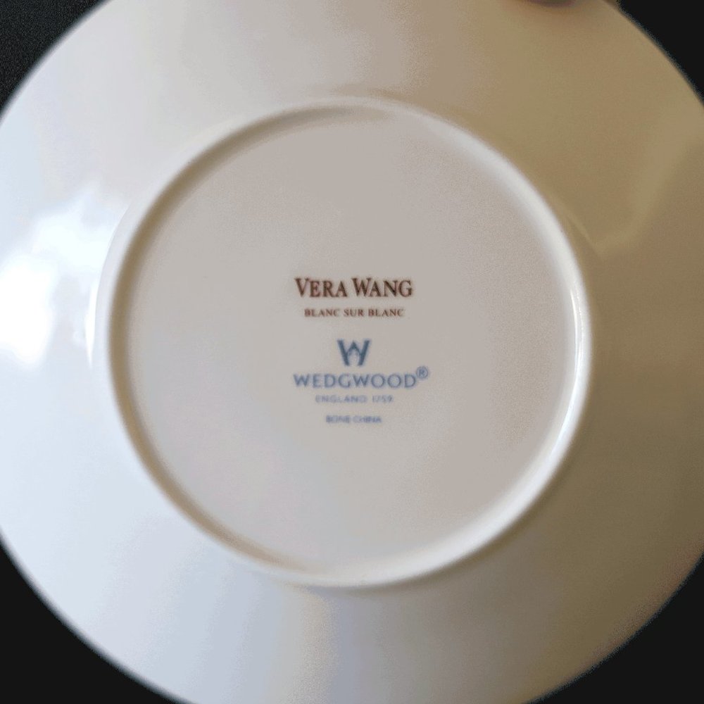 Vera Wang tea set Blanc sur Blanc